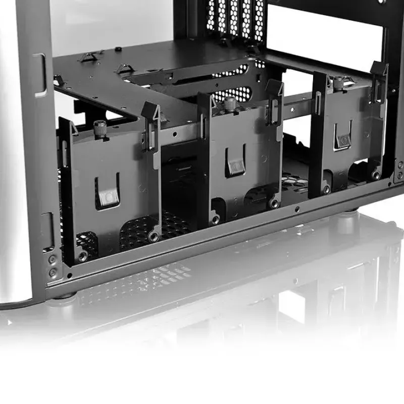 Caja de PC Thermaltake Level 20 VT Micro Tower negra