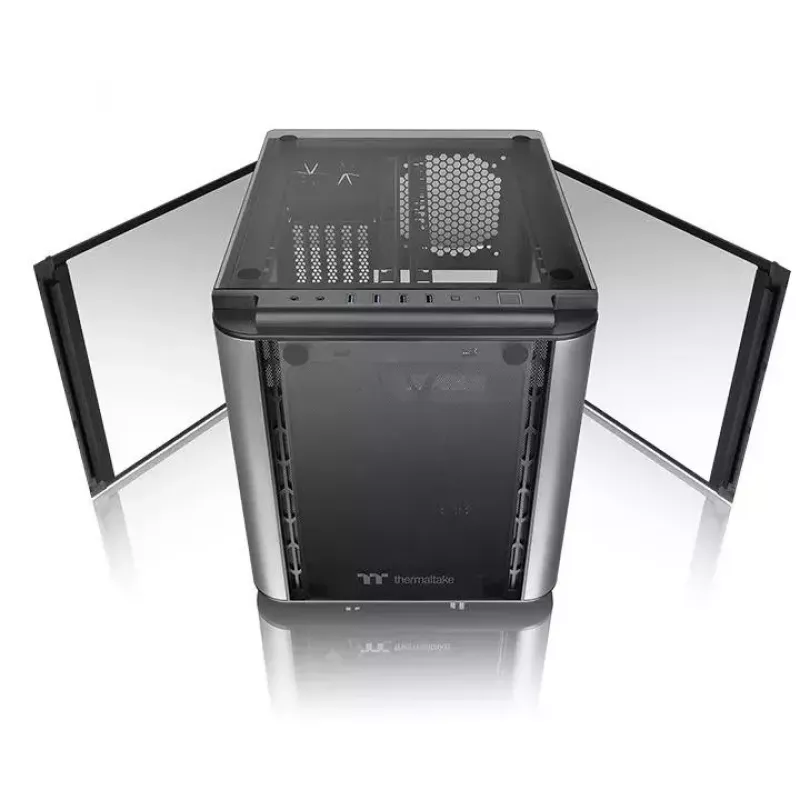 Caja de PC Thermaltake Level 20 VT Micro Tower negra