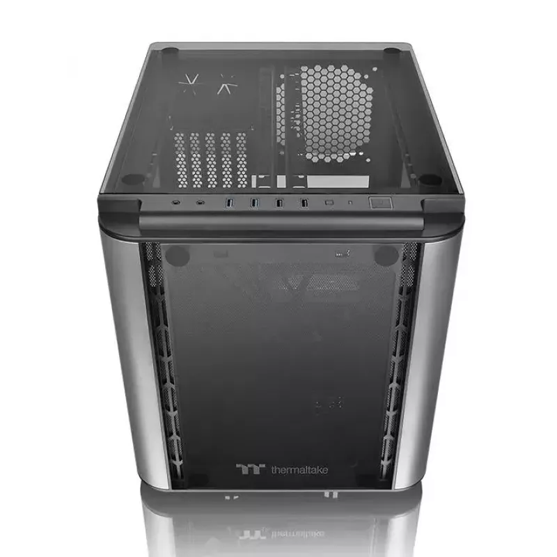 Caja de PC Thermaltake Level 20 VT Micro Tower negra