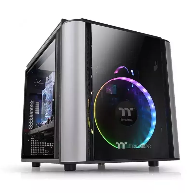 Caja de PC Thermaltake Level 20 VT Micro Tower negra