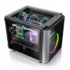 Caja de PC Thermaltake Level 20 VT Micro Tower negra