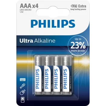 Pila desechable Philips LR03E4B/10