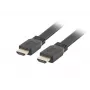 Cable HDMI LANBERG - macho/macho v2.0 4k plano - 5 m negro
