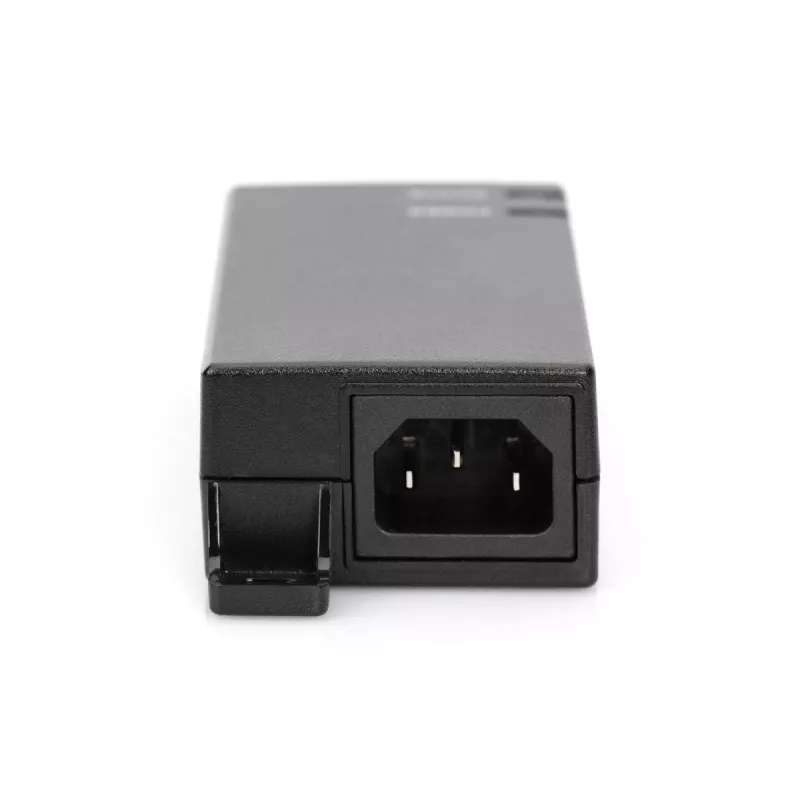 Inyector PoE Gigabit DIGITUS, 802.3af 10/100/1000Mbps, pines de alimentación:4/5(+),7/8(-), salida máx. 48V, 15.4W