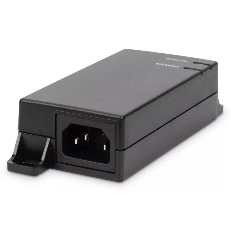 Inyector PoE Gigabit DIGITUS, 802.3af 10/100/1000Mbps, pines de alimentación:4/5(+),7/8(-), salida máx. 48V, 15.4W