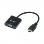 Adaptador de cable i-tec HDMI a VGA, 0.15 m, HDMI, VGA, macho, hembra, 1920 x 1080 pixels
