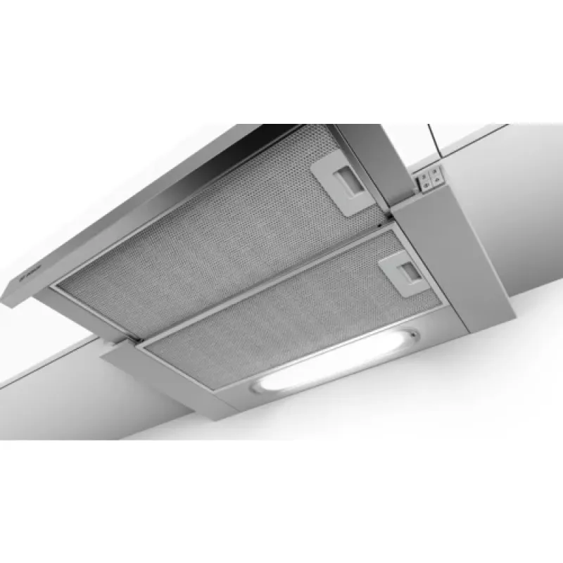 Campana extractora Bosch Serie 4 DFT63AC50 semiintegrada (extraíble) Plata 360 m³/h