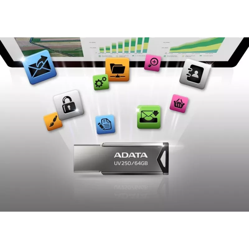 Memoria USB ADATA UV250 32 GB USB Type-A 2.0 Plata