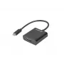 Adaptador gráfico USB LANBERG AD-UC-HD-01, negro, conector macho/hembra