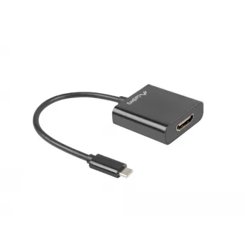 Adaptador gráfico USB LANBERG AD-UC-HD-01, negro, conector macho/hembra