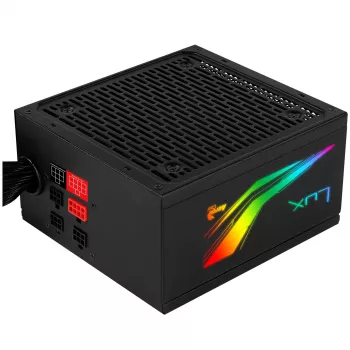 Aerocool LUXRGB550M RGB fuente de alimentación modular para PC 550W 80Plus Bronze 230V negro