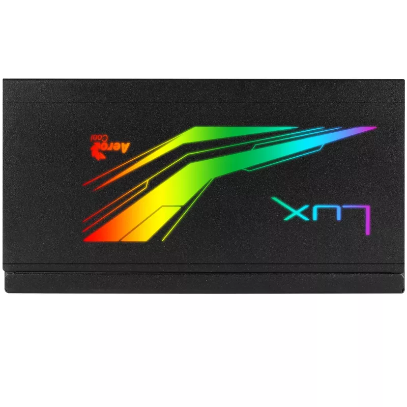 Aerocool LUXRGB550M RGB fuente de alimentación modular para PC 550W 80Plus Bronze 230V negro