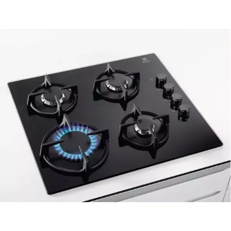 Electrolux EGG6407K placa de gas para empotrar negra 59 cm 4 zonas de cocción
