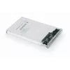 GEMBIRD carcasa USB 3.0 para HDD SATA de 2,5 pulgadas 9,5 mm, plástico transparente