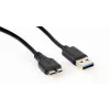 GEMBIRD carcasa USB 3.0 para HDD SATA de 2,5 pulgadas 9,5 mm, plástico transparente