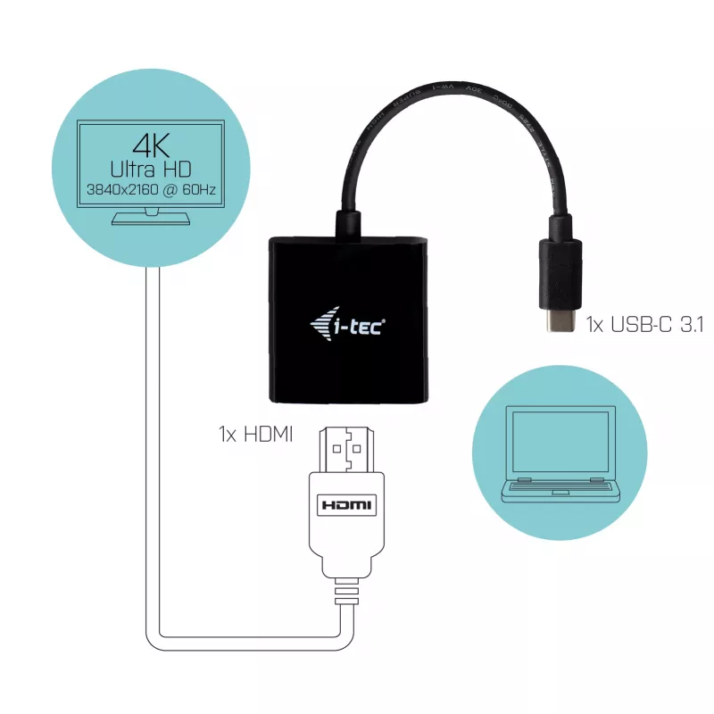 i-tec adaptador USB-C HDMI 4K/60 Hz