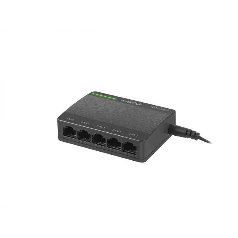 LANBERG switch Dsp1-1005 5x 1gb/s no gestionado Gigabit Ethernet de sobremesa 5v