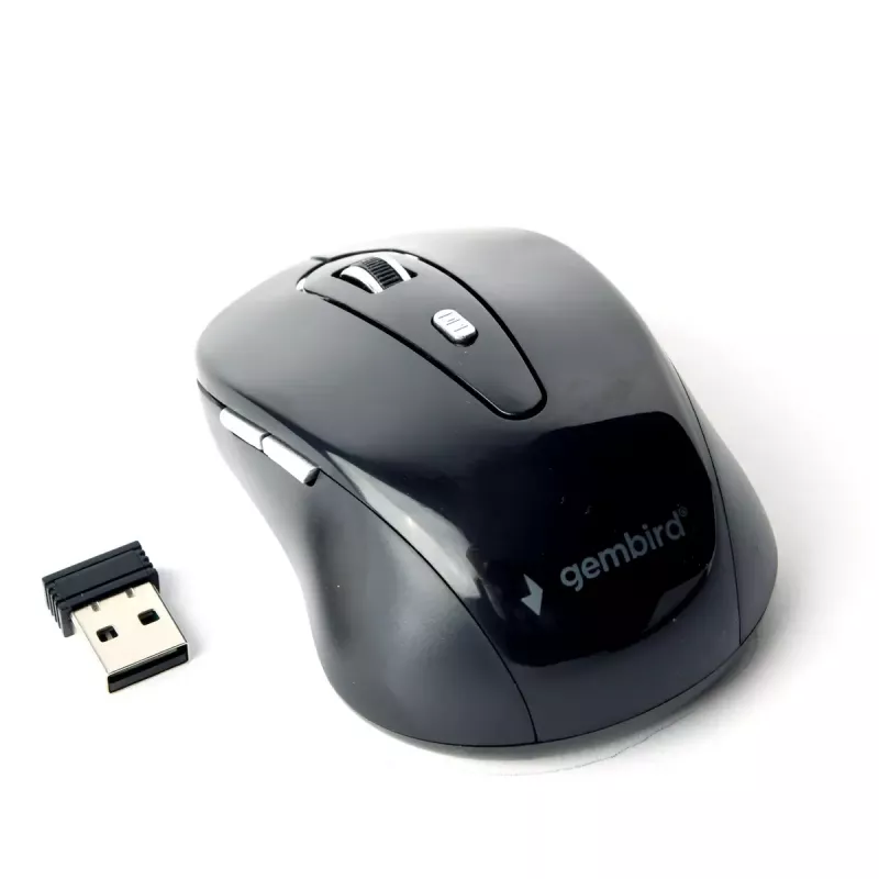 Ratón Gembird MUSW-6B-01 RF inalámbrico óptico