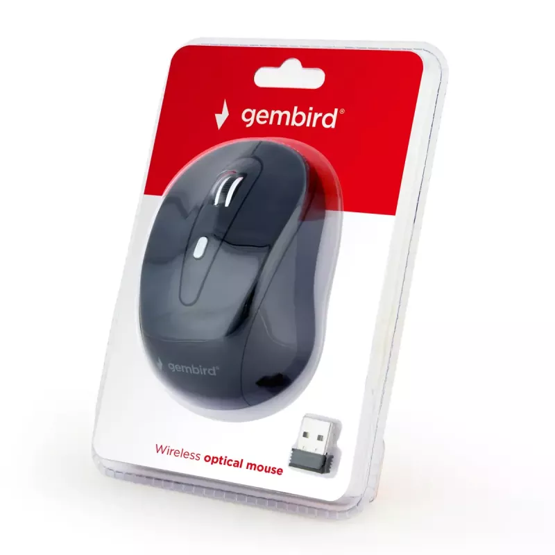 Ratón Gembird MUSW-6B-01 RF inalámbrico óptico