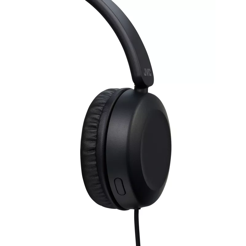 Auriculares JVC Powerful Sound con cable on ear negros, con cable, 10 - 26000 Hz, llamadas/música, 140 g, auriculares, negro
