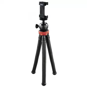 Trípode Hama «FlexPro» para smartphone/action camera 3 patas negro, rojo