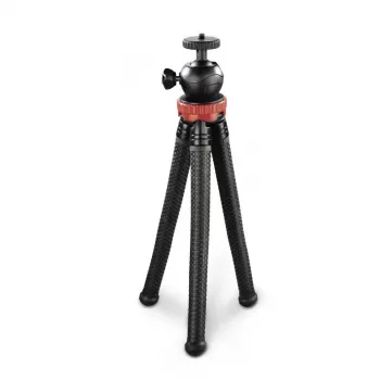 Trípode Hama «FlexPro» para smartphone/action camera 3 patas negro, rojo