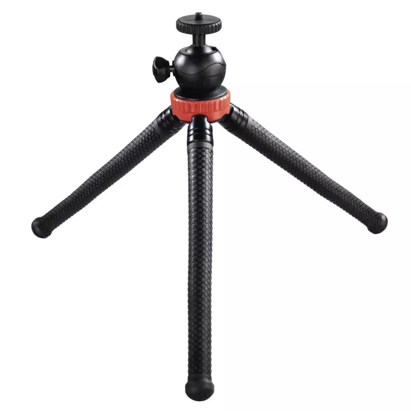 Trípode Hama «FlexPro» para smartphone/action camera 3 patas negro, rojo