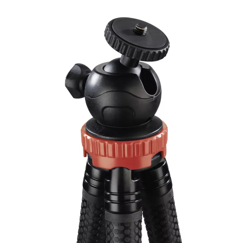 Trípode Hama «FlexPro» para smartphone/action camera 3 patas negro, rojo