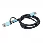 Cable USB-C a USB-C con adaptador USB 3.0 integrado i-tec C31USBCACBL