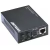 Convertidor de medios Fast Ethernet Intellinet, 10/100Base-Tx a 100Base-Fx (ST) multimodo, 2 km (1,24 millas)