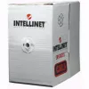 Cable de red Cat6 a granel Intellinet, 23 AWG, hilo macizo, 305 m, gris, CCA, U/UTP, caja