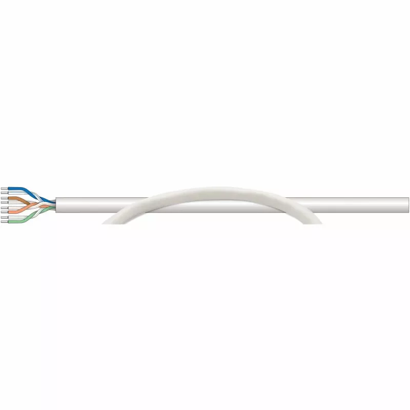 Cable de red Cat6 a granel Intellinet, 23 AWG, hilo macizo, 305 m, gris, CCA, U/UTP, caja