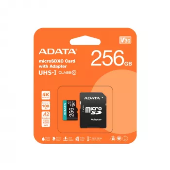 MicroSDXC ADATA Premier Pro 256GB UHS-I modelo AUSDX256GUI3V30SA2-RA1