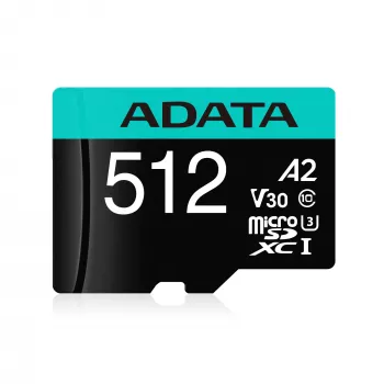 Memoria flash ADATA 512GB MicroSDXC Class 10 Premier Pro