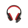 Auriculares con micrófono Genesis Argon 110 con cable diadema gaming negro, rojo