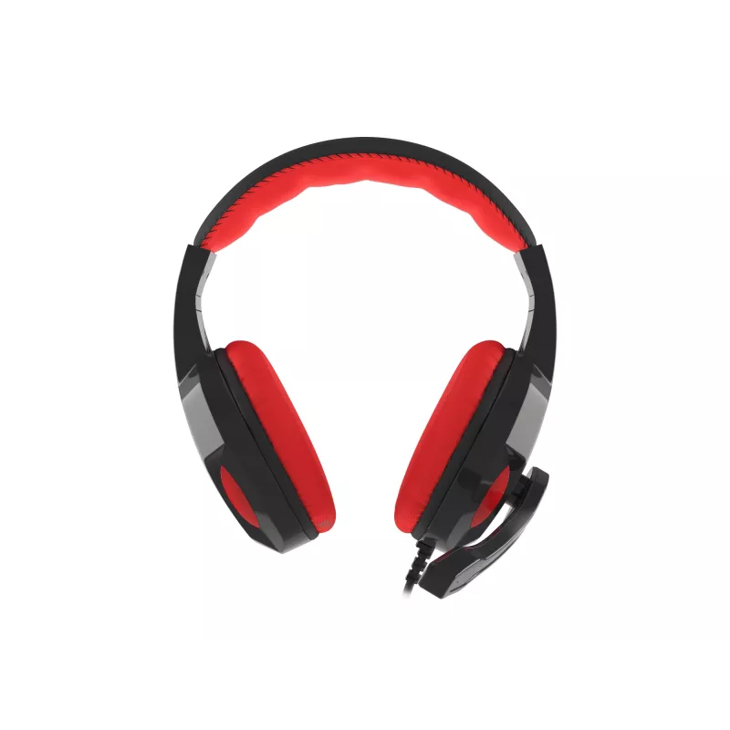 Auriculares con micrófono Genesis Argon 110 con cable diadema gaming negro, rojo