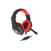 Auriculares con micrófono Genesis Argon 110 con cable diadema gaming negro, rojo