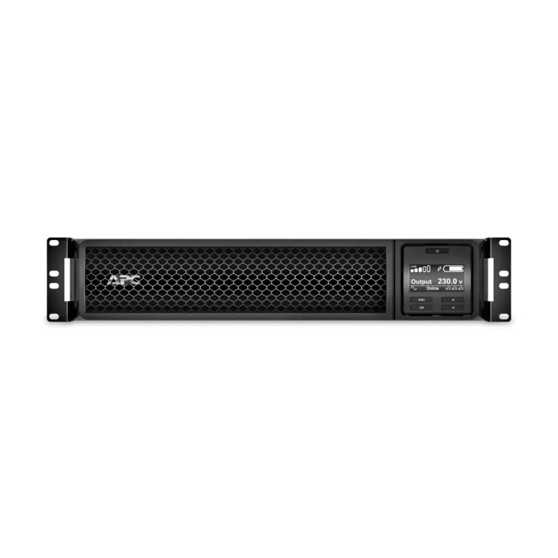 APC Smart-UPS On-Line, 1500VA/1500W, rackmount 2U, 230V, 6 salidas C13 IEC, SmartSlot, autonomía extendida, con kit de raíles