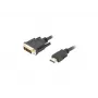 Adaptador de cable de vídeo LANBERG HDMI Type-A (macho) a DVI-D (macho), 1,8 m, negro, resolución máxima 1920 x 1200