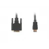 Adaptador de cable de vídeo LANBERG HDMI Type-A (macho) a DVI-D (macho), 1,8 m, negro, resolución máxima 1920 x 1200