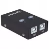 Manhattan 162005 conmutador USB 2.0 automático para compartir, 2 puertos, 480 Mbps