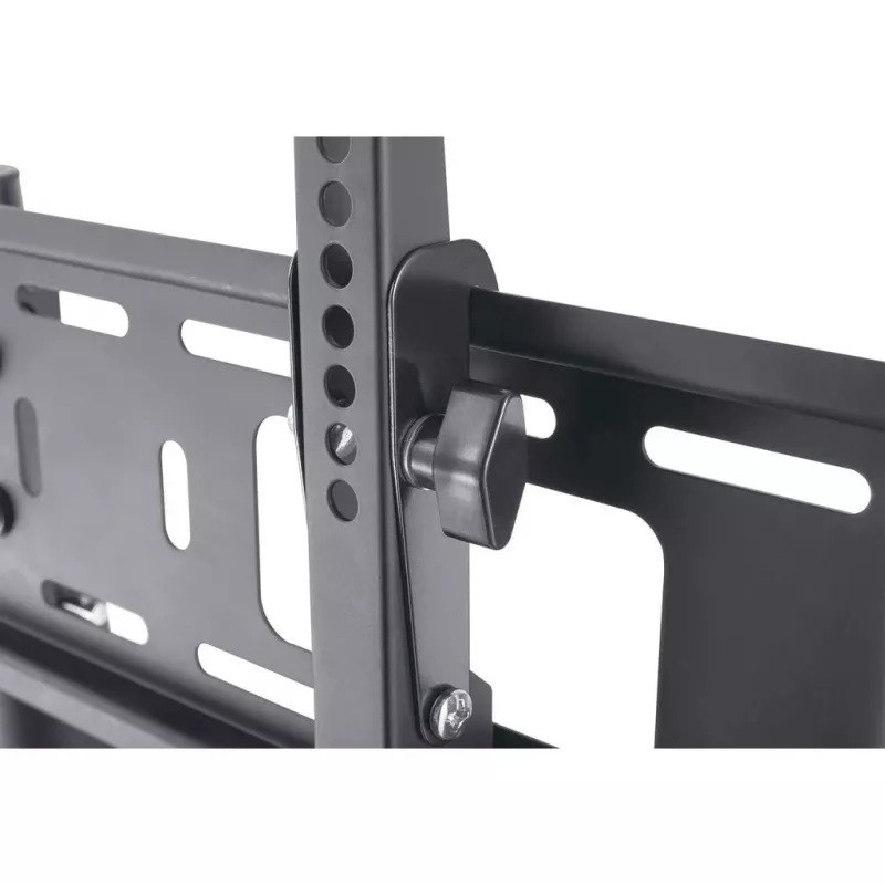 Soporte de suelo trípode Manhattan para TV y monitores, montaje de pie, para pantallas: 37 inch a 65 inch, compatibilidad VESA: cualquiera entre 200x200 y 600x400mm - comprueba las dimensiones de los cuatro orificios de montaje en la parte trasera de la pantalla para asegurarte de que encaja, máx. 35kg, negro, LFD, soporte