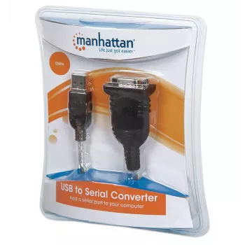 Cable convertidor USB-A a serie Manhattan 205146