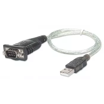 Cable convertidor USB-A a serie Manhattan 205146