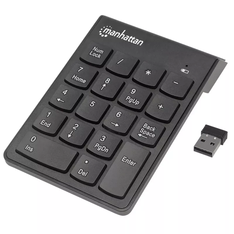 Teclado numérico Manhattan inalámbrico 178846