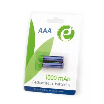 Pilas AAA GEMBIRD Ni-MH recargables 1000mAh 2 uds.
