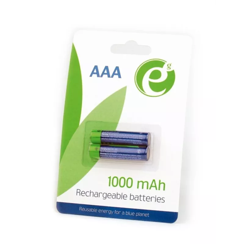 Pilas AAA GEMBIRD Ni-MH recargables 1000mAh 2 uds.