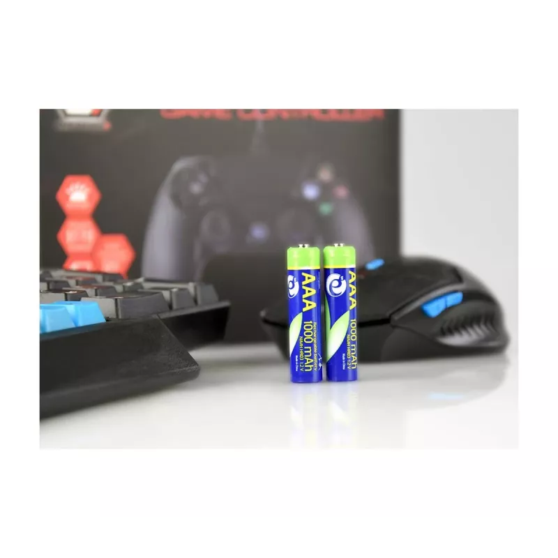 Pilas AAA GEMBIRD Ni-MH recargables 1000mAh 2 uds.