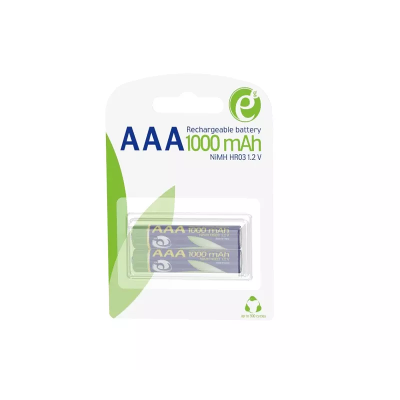 Pilas AAA GEMBIRD Ni-MH recargables 1000mAh 2 uds.