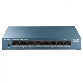 Conmutador de red de escritorio TP-Link 8 puertos 10/100/1000Mbps